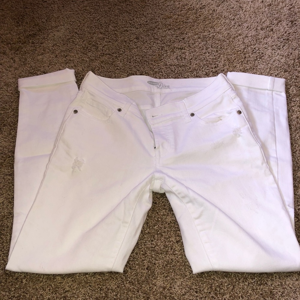 Old Navy White Skinny Jeans